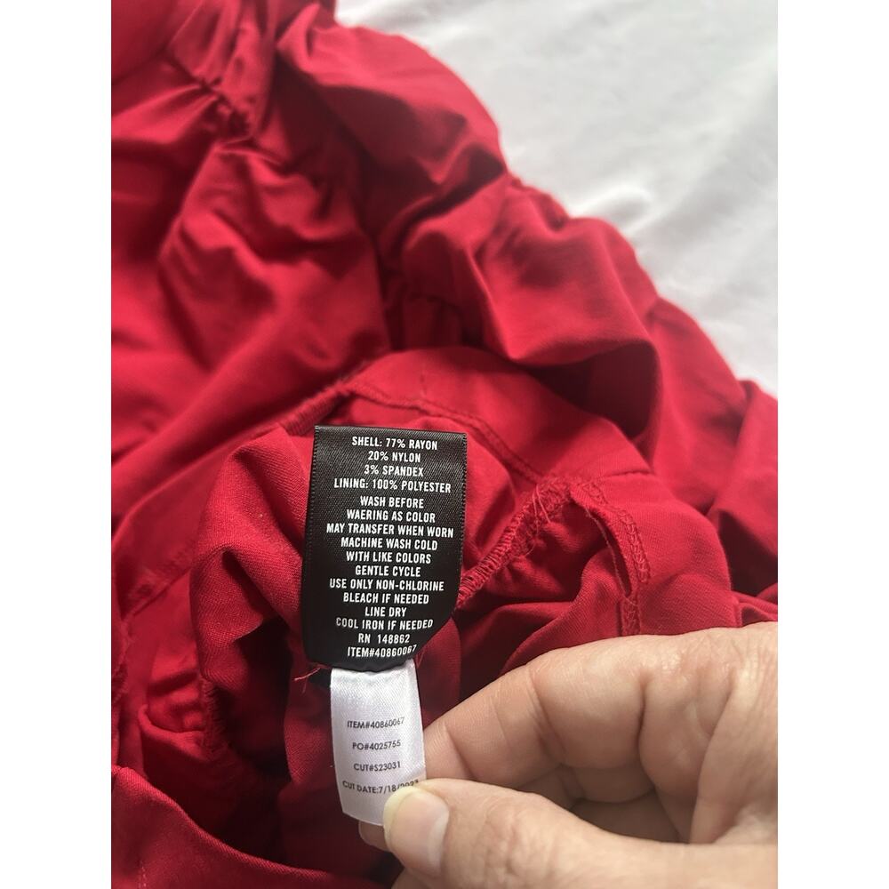 Torrid Marilyn Monroe Midi Ruched Off Shoulder Dress Womens Size 10 Red NWT - Picture 7 of 10